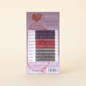 NUMEROフラットラッシュマットカラー/エッセンスモーヴ&アイスモーヴ&ポジティブレッド3色MIX