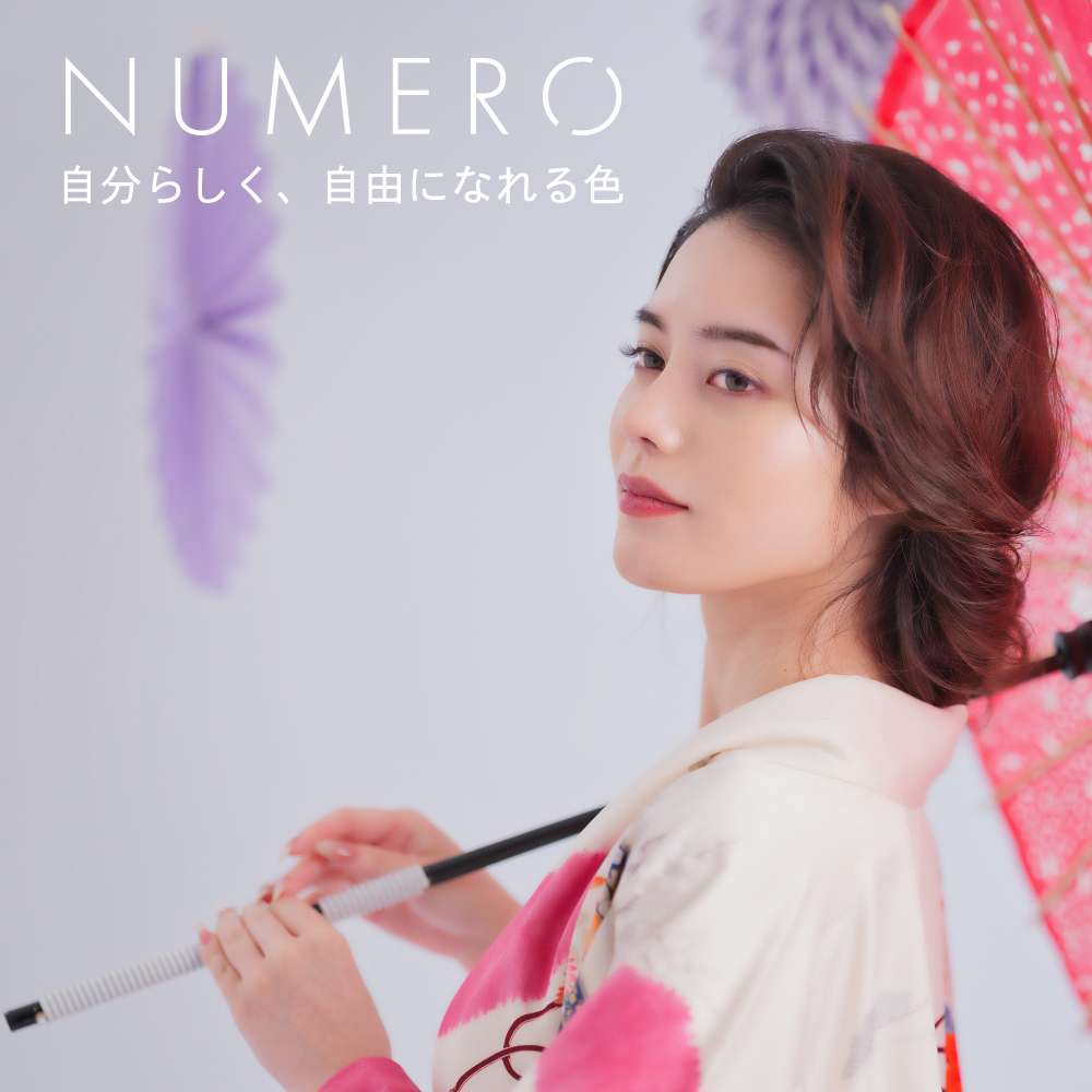 NUMEROフラットラッシュマットカラー/エッセンスモーヴ&アイスモーヴ&ポジティブレッド3色MIX6