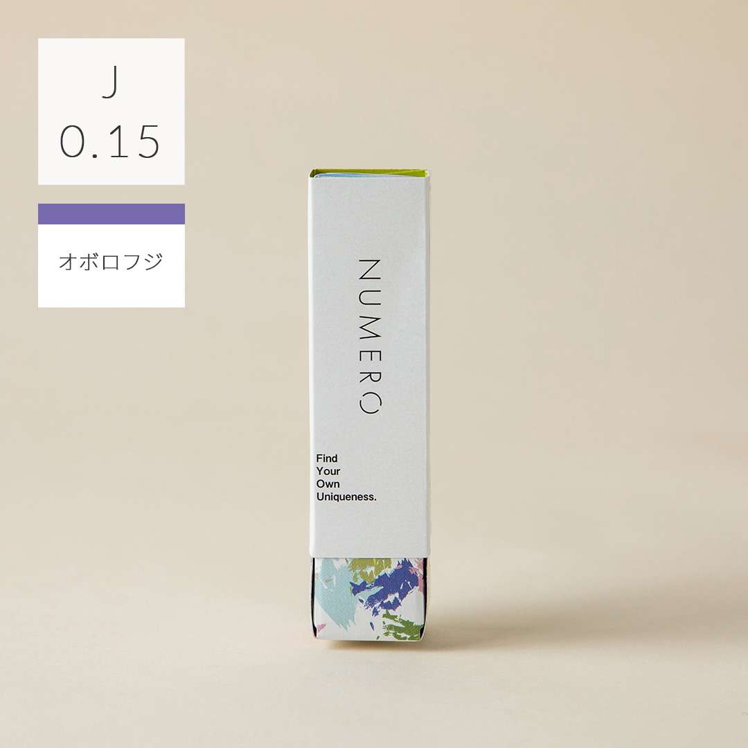 1列シート◆NUMEROフラットラッシュ カラー/オボロフジ Jカール 太さ0.15mm 7mm