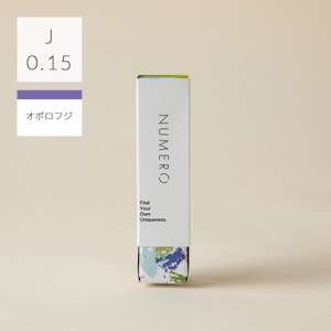 1列シート◆NUMEROフラットラッシュ カラー/オボロフジ Jカール 太さ0.15mm