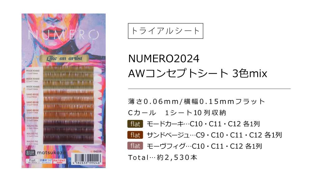 NUMERO 2024AWコンセプトシート